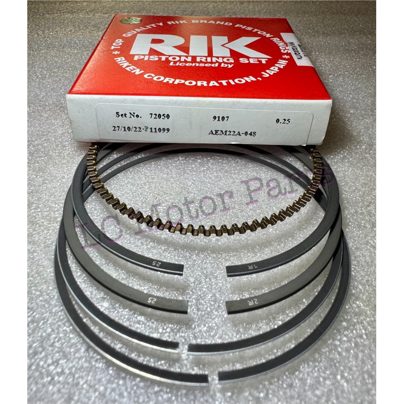 RIK Piston Ring Set for Barako II (0.25) | Shopee Philippines