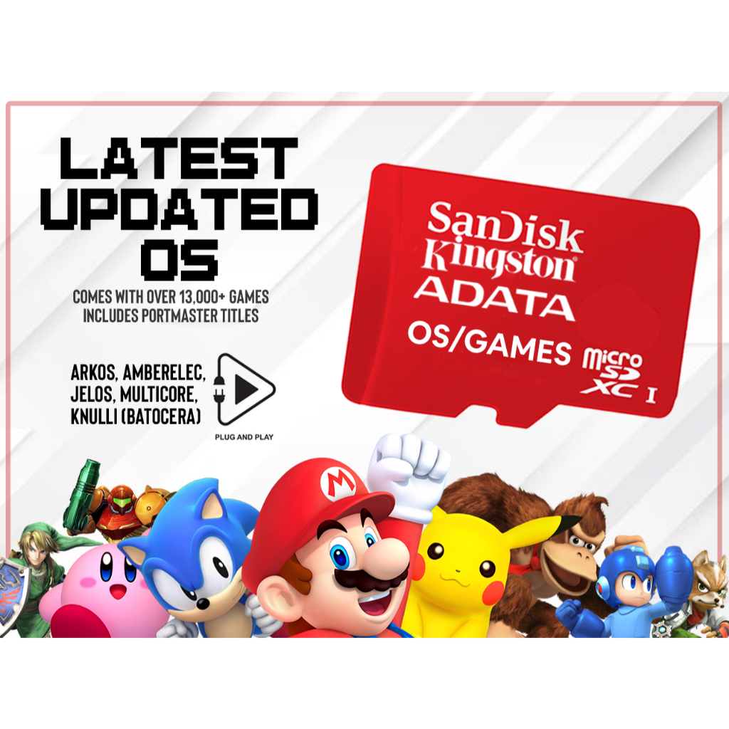 Alphawolf | OS and Games SD CARD ONLY Stock OS ArkOS AmberElec JELOS ...