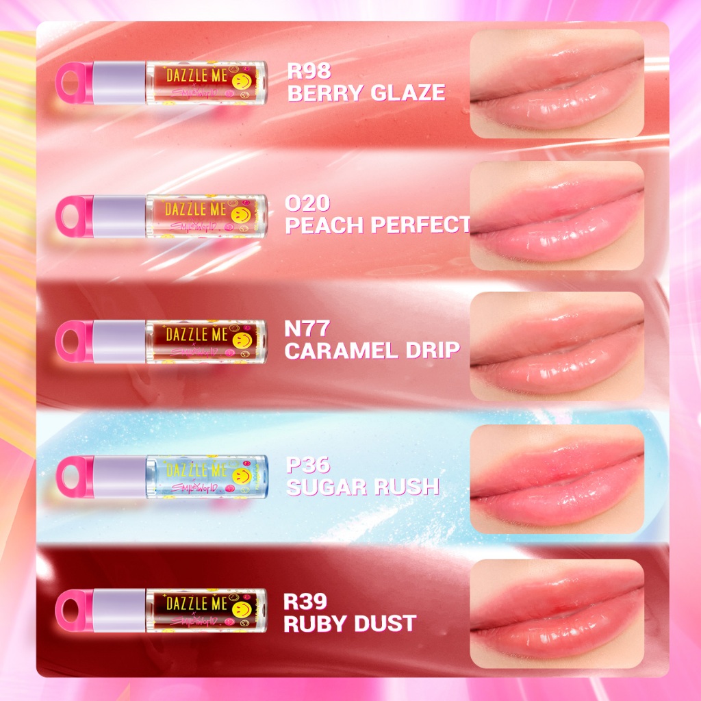 Limited Edition | DAZZLE ME X SmileyWorld Over Glow pH Lip Oil
