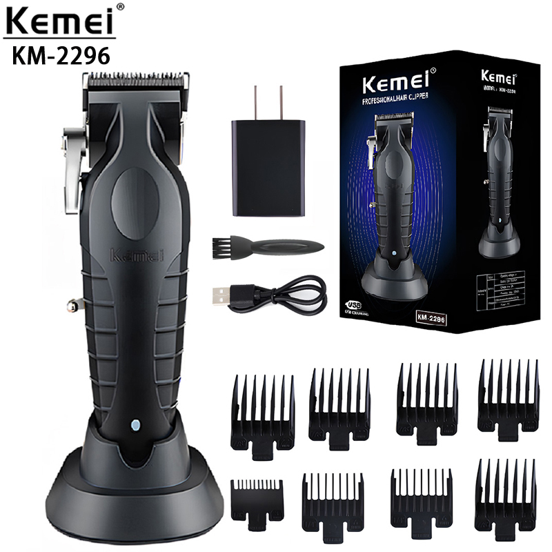 Kemei KM-2296 Hair Clippers Cordless Hair Machine Hair Beard Trimmer ...