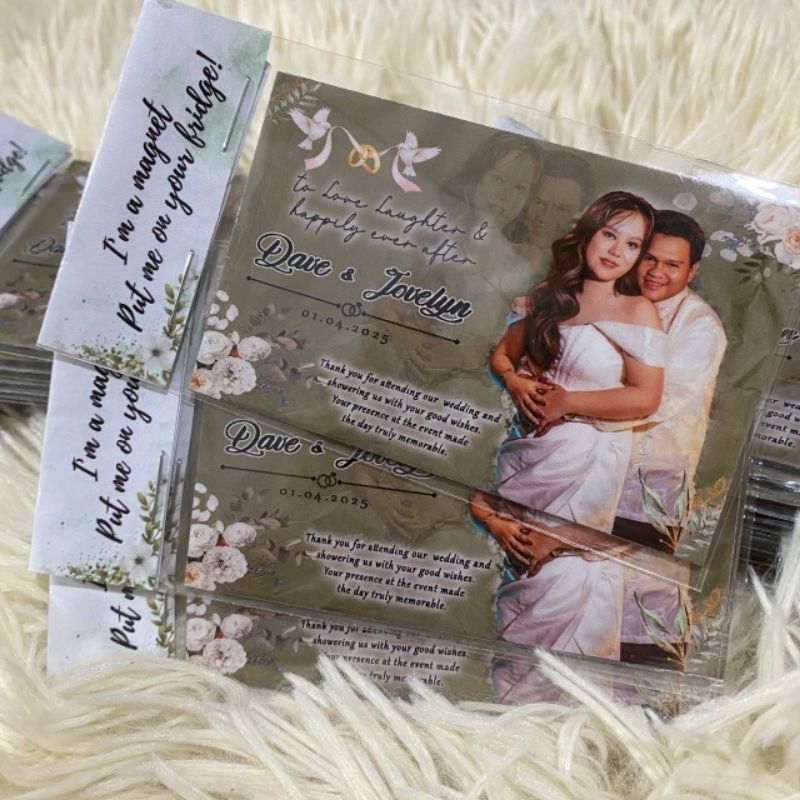 Souvenir Ref Magnet Personalized Free Layout Birthday , Baptism ...