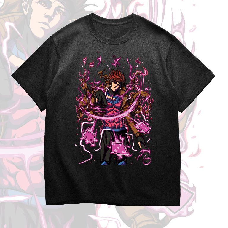 Gambit X-Men T-shirt for men | Shopee Philippines