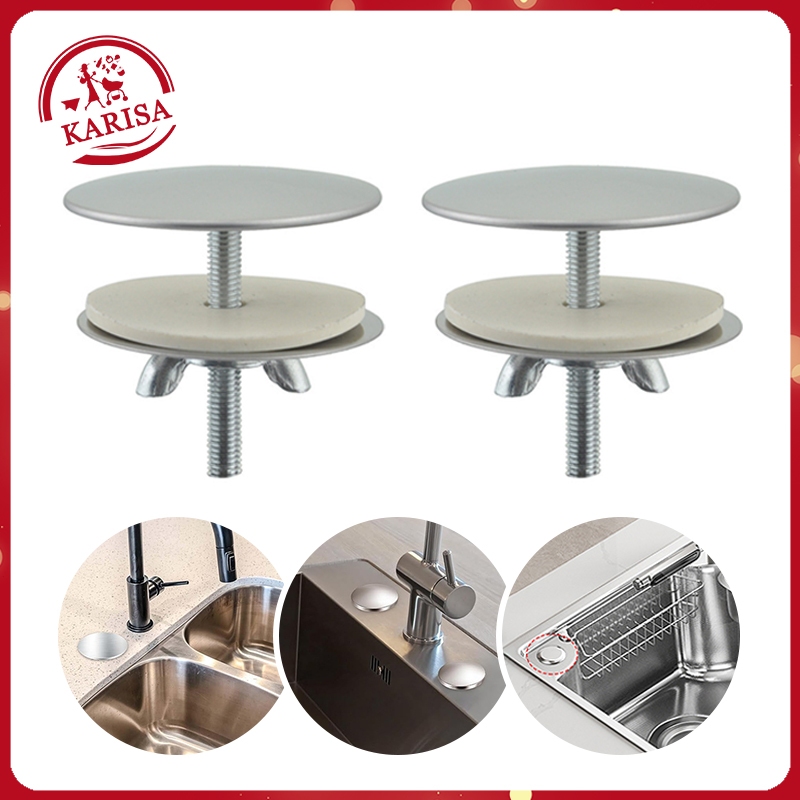 Easy Install Stainless Steel Sink Hole Covers Waterproof Plug for Tap ...