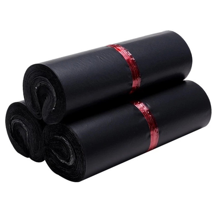 500pcs black courier pouch plain pouch express pouch Parcel Pouch ...