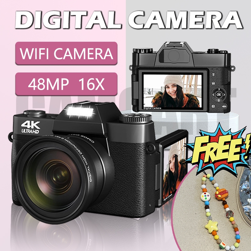 Digital Camera 56MP Camera For Photography 4K Camera For Vlogging 16X ...