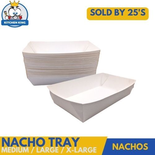 Nachos / Snack Tray / Paper Food Tray Medium 320cc/ Large 450cc / XL ...