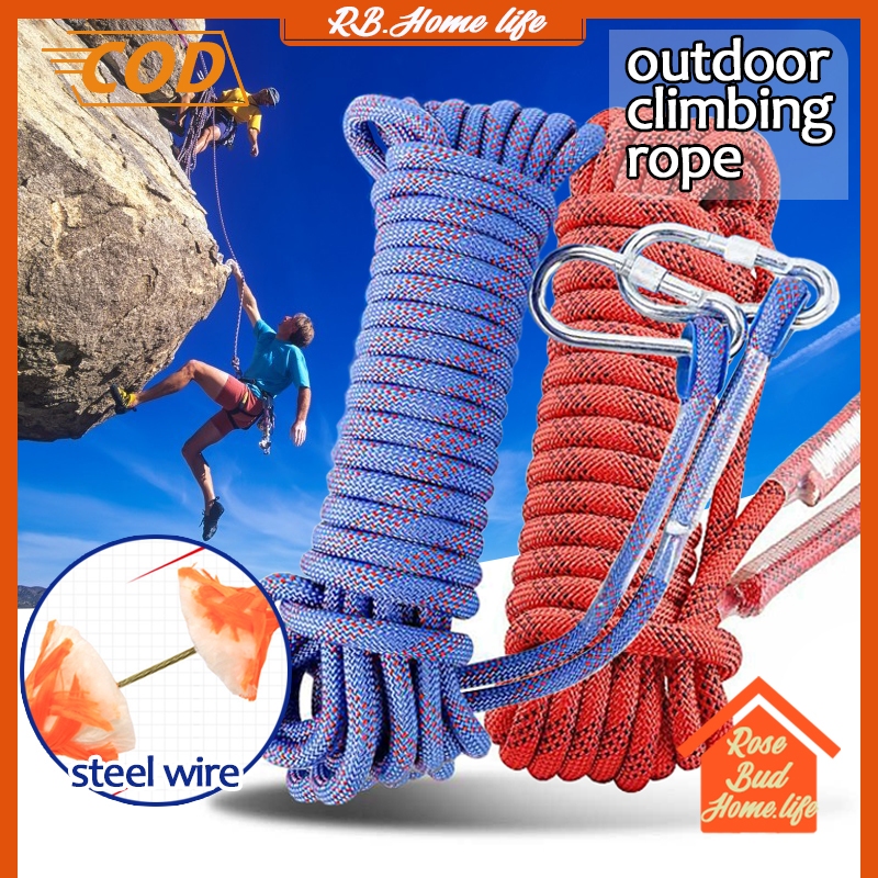 10/20m Climbing/Hiking Rope Safety Rescue Utility Rope (Reflective ...