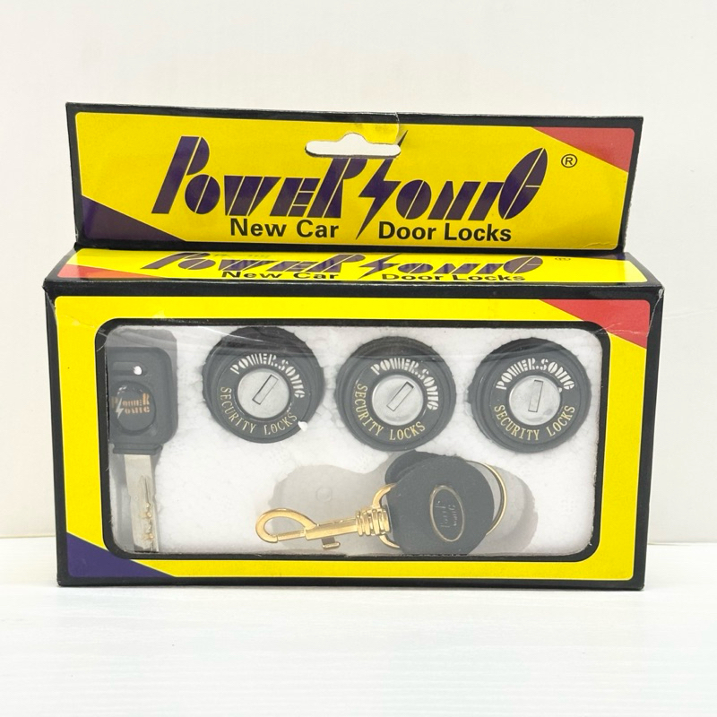 Vehicle Door Lock Flat Key security lock set universal car truck van ...