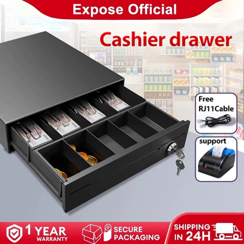 Cash Box Cash Drawer Compartment Money Box Cashier Machine POS System ...