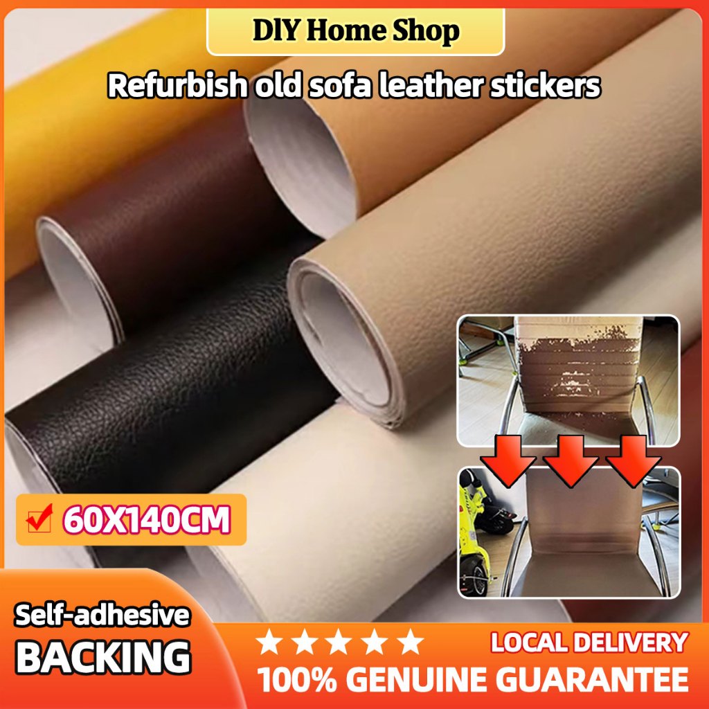 Multi-Purpose Leather Sticker Self-Adhesive Waterproof Cuttable ...
