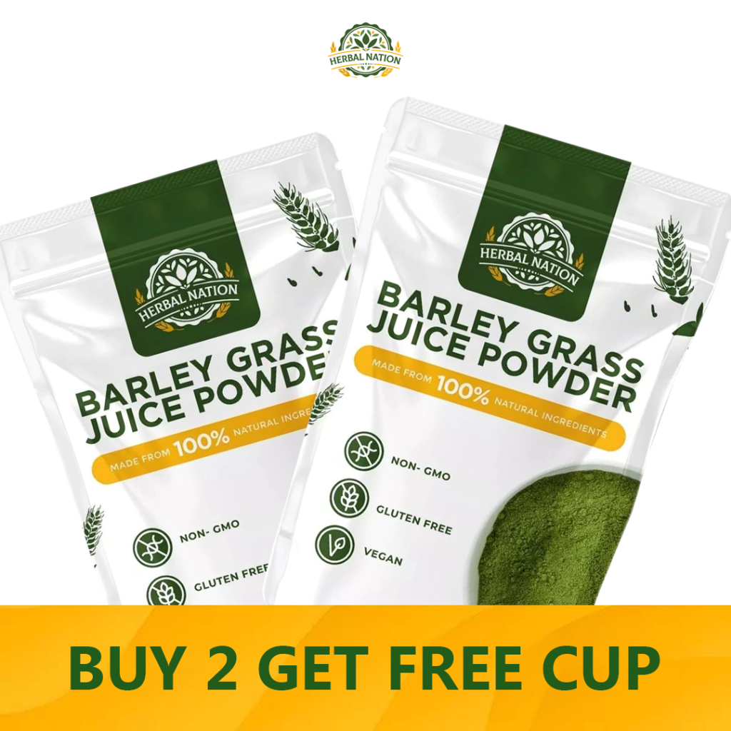 [ buy 2 get free cup ]Herbal Nation Barley Grass Juice Powder 100g ...