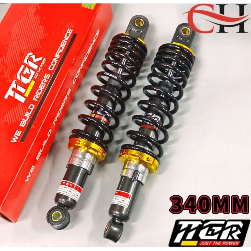 TTGR REAR SHOCK 340MM FOR WAVE XRM TMX DASH SMASH SYM RAIDER J | Shopee ...
