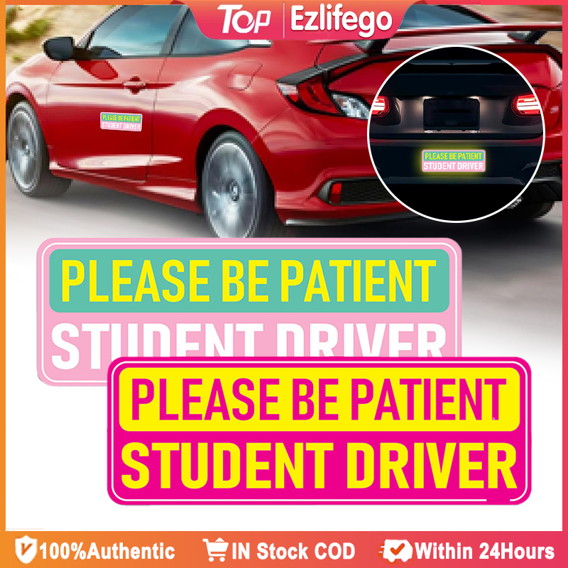 New Driver Sign Magnetic Student Driver Magnet Safety Warning ...