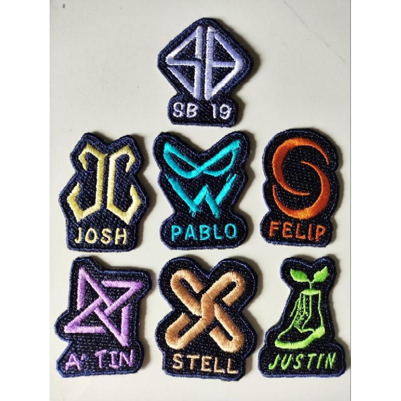 SB 19 embroidery patches iron on patch | Shopee Philippines