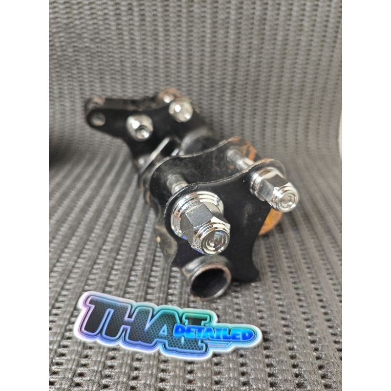 HANDMADE / HAND LATHE ENGINE SUPPORT NUT FOR MIO, FINO , SOULTY, NOUVO ...