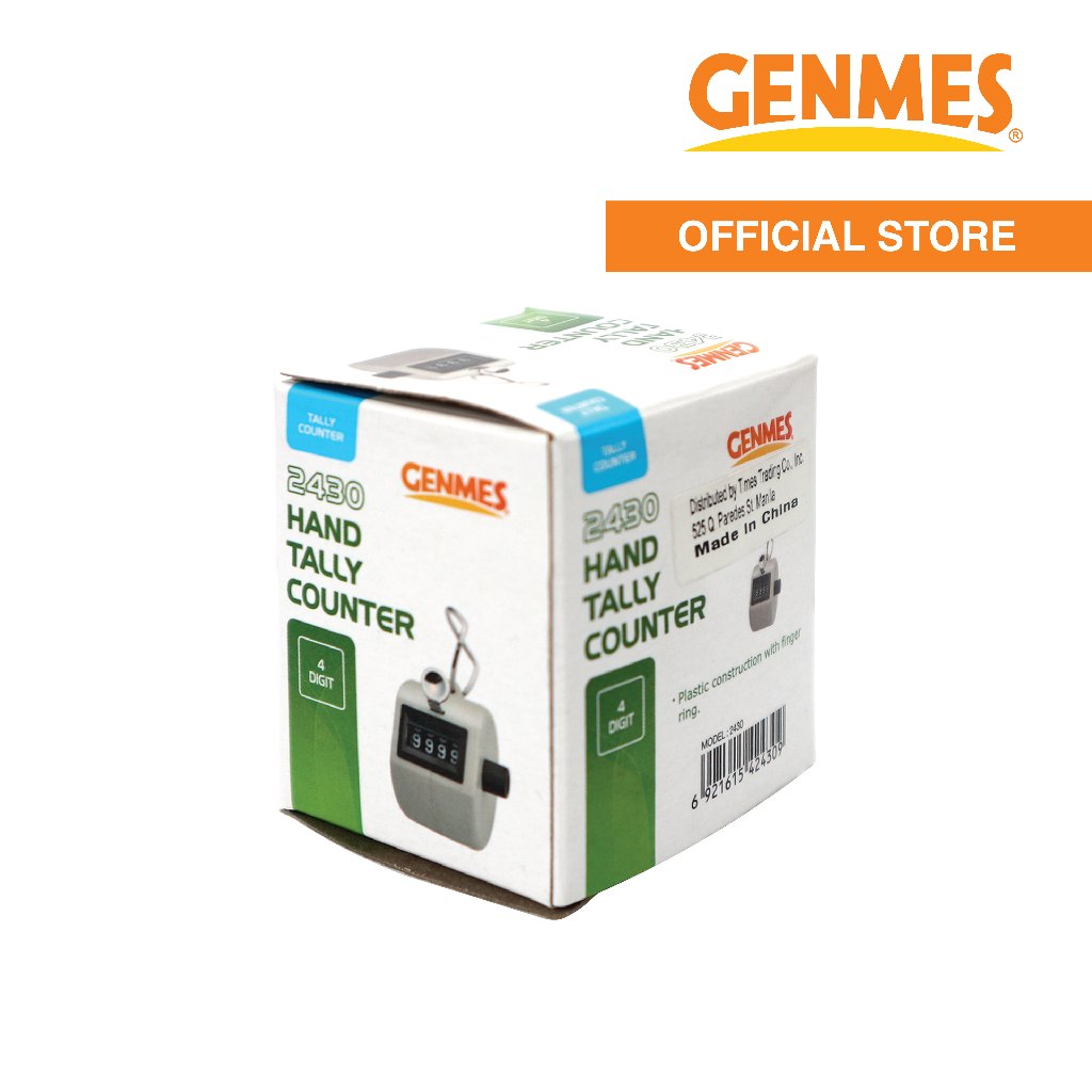 GENMES Plastic Tally Counter | 4-Digits | Hand-held | 2430 | Shopee ...