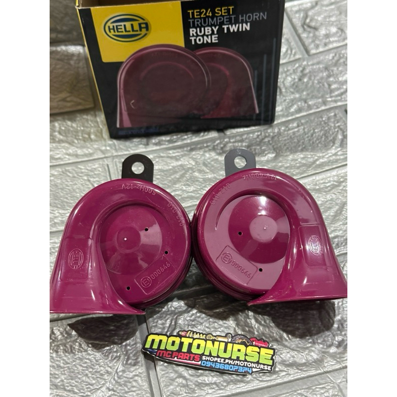 HELLA Ruby Twin Tone HORN Set (Up to 130dB) | Shopee Philippines