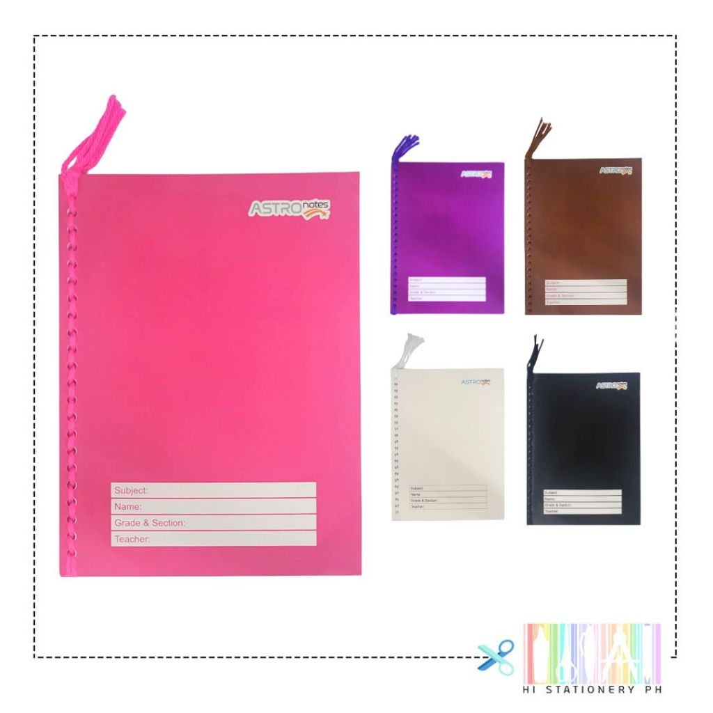 Astro Notes Yarn Color Coded Notebook - per Piece | Shopee Philippines