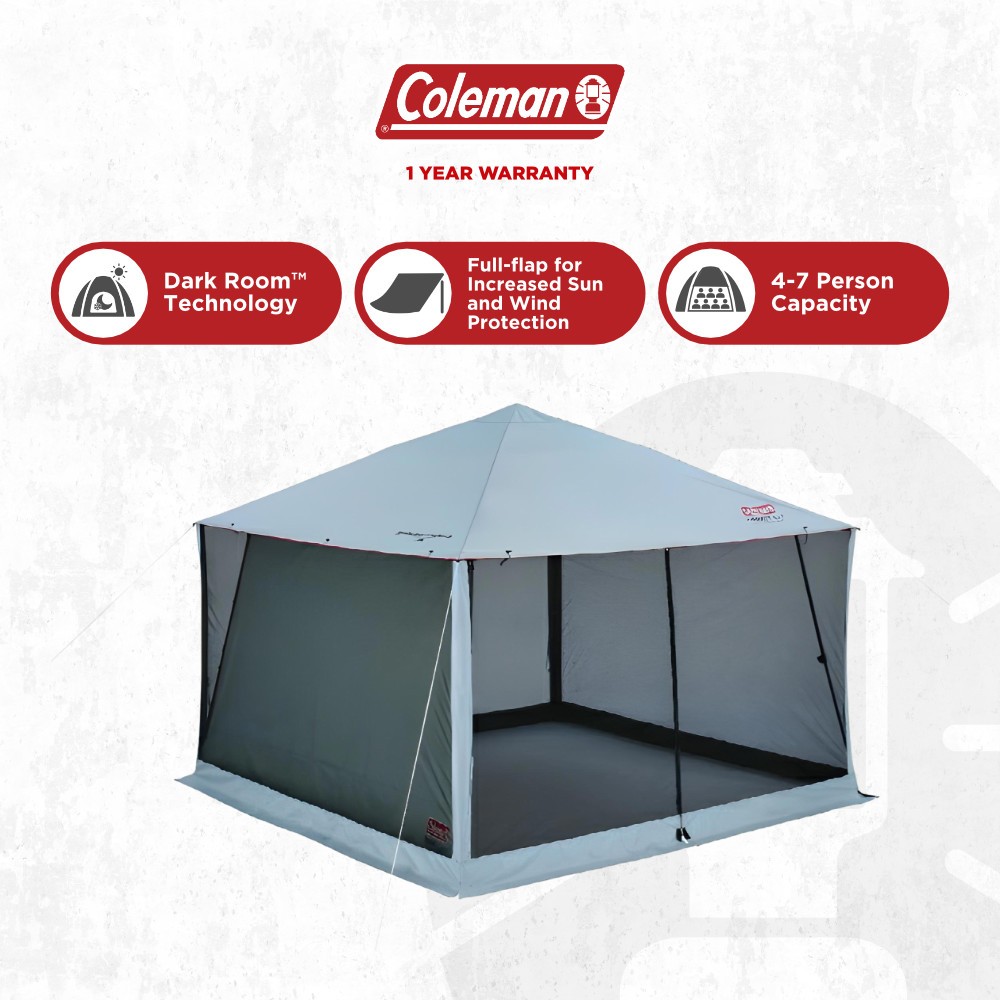 テント・タープ Coleman INSTANT VISOR SHADE III SCREEN Coleman® Instant Visor Shade III/Screen House L Dark Room | Shopee