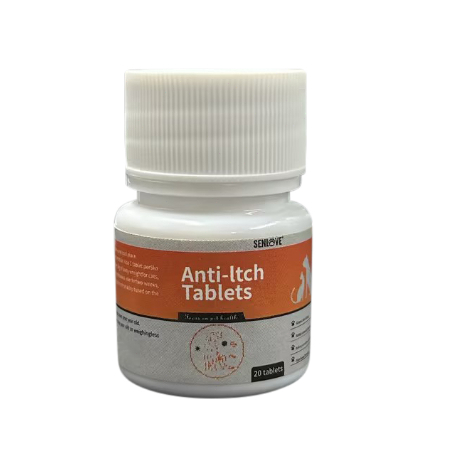 SENLOVE 20PCS Anti Itch And Allergy For Dog Tablets Dog Medicine For ...