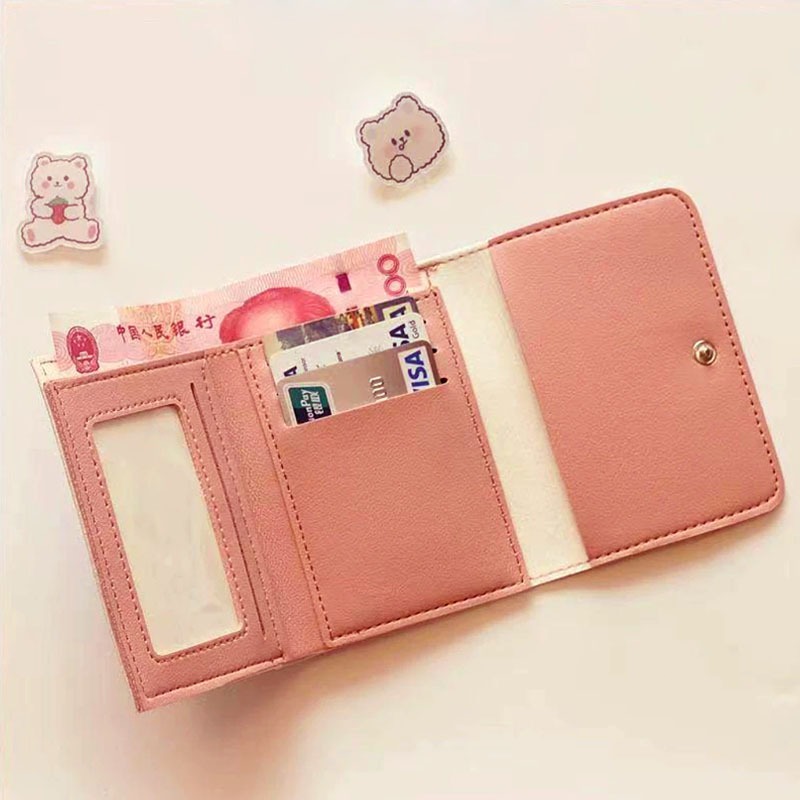 UISN #W029 Girls' Wallet INS Children's Simple Cute Cartoon Short ...