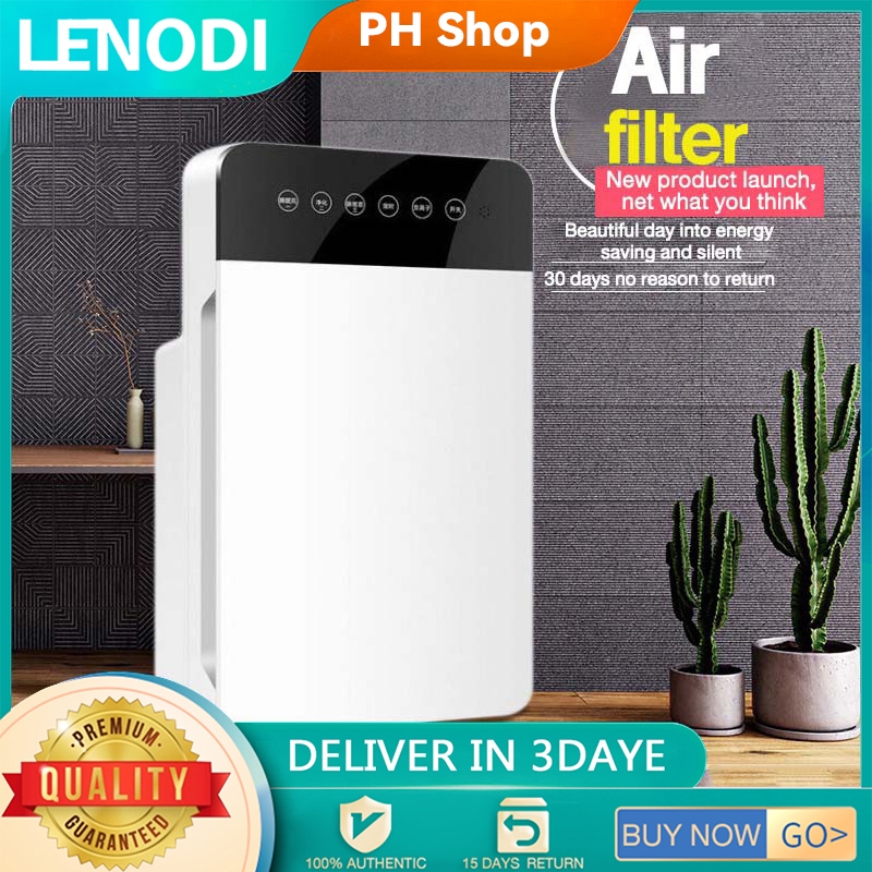 LENODI Air purifier removes PM2.5, volcanic ash ,3-speed design ...