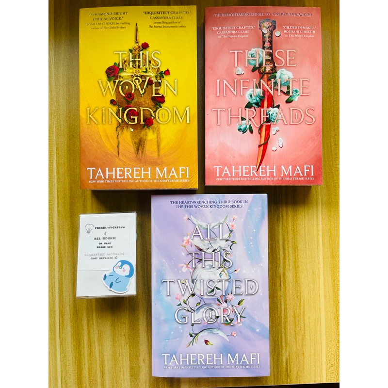 TAHEREH MAFI - This Woven Kingdom / These Infinite Threads/ All This ...