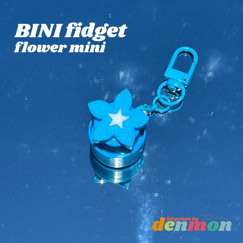 BINI Flower Fidget Keycaps Keychain / ASMR Keyboard Fidget Keychain ...