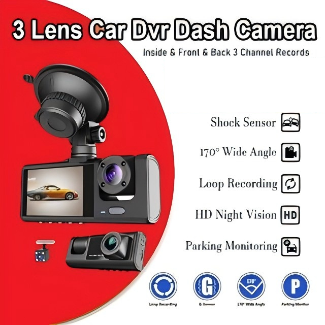 Dash Cam For Car Dashcam For Car Front And Back With Night Vision 360 ...