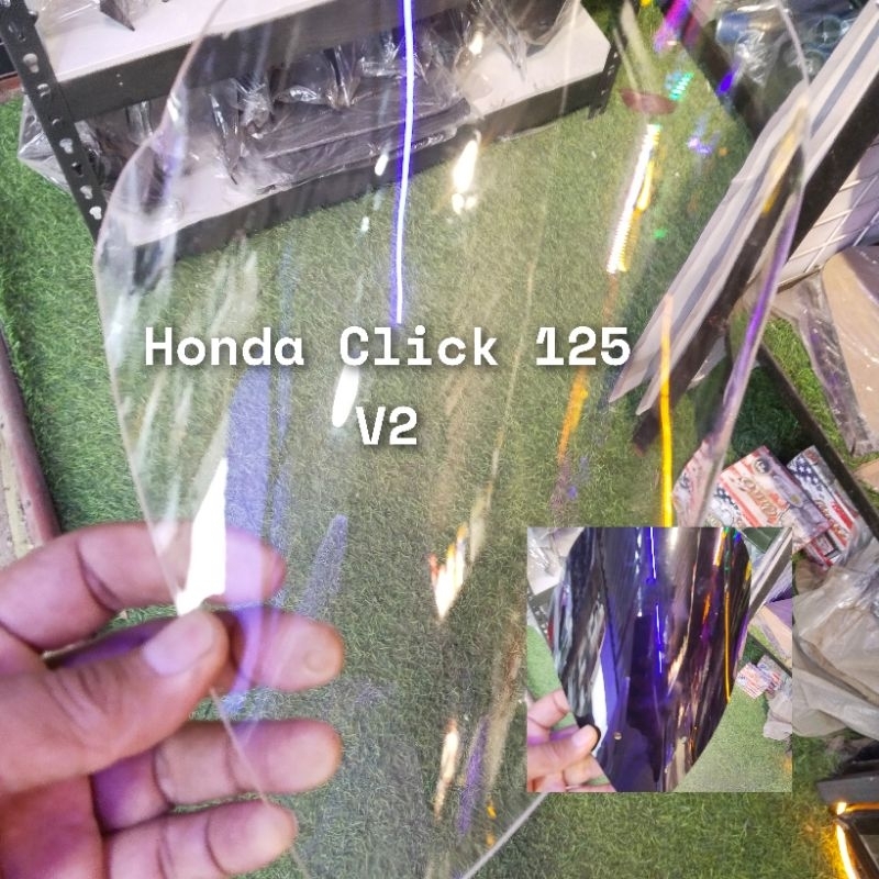 Honda Click 125 Visor v2 with gold screwbolts | Shopee Philippines