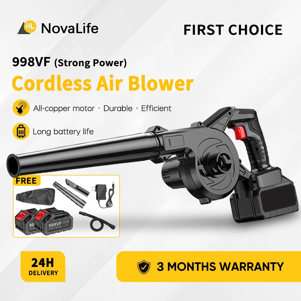 1200W Cordless Air Blower Vacuum Cleaner Portable PC Blower Electric ...