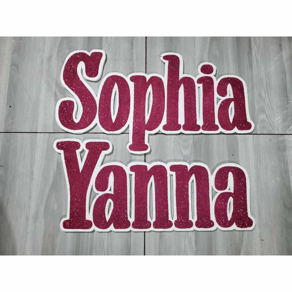 Bold Font Style Styro Name Lettering | Shopee Philippines