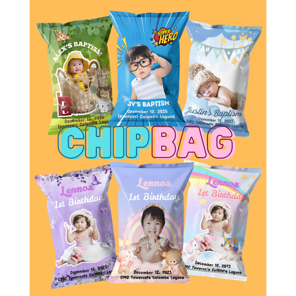 10 pcs CHIP BAG with FREE LAYOUT | Shopee Philippines