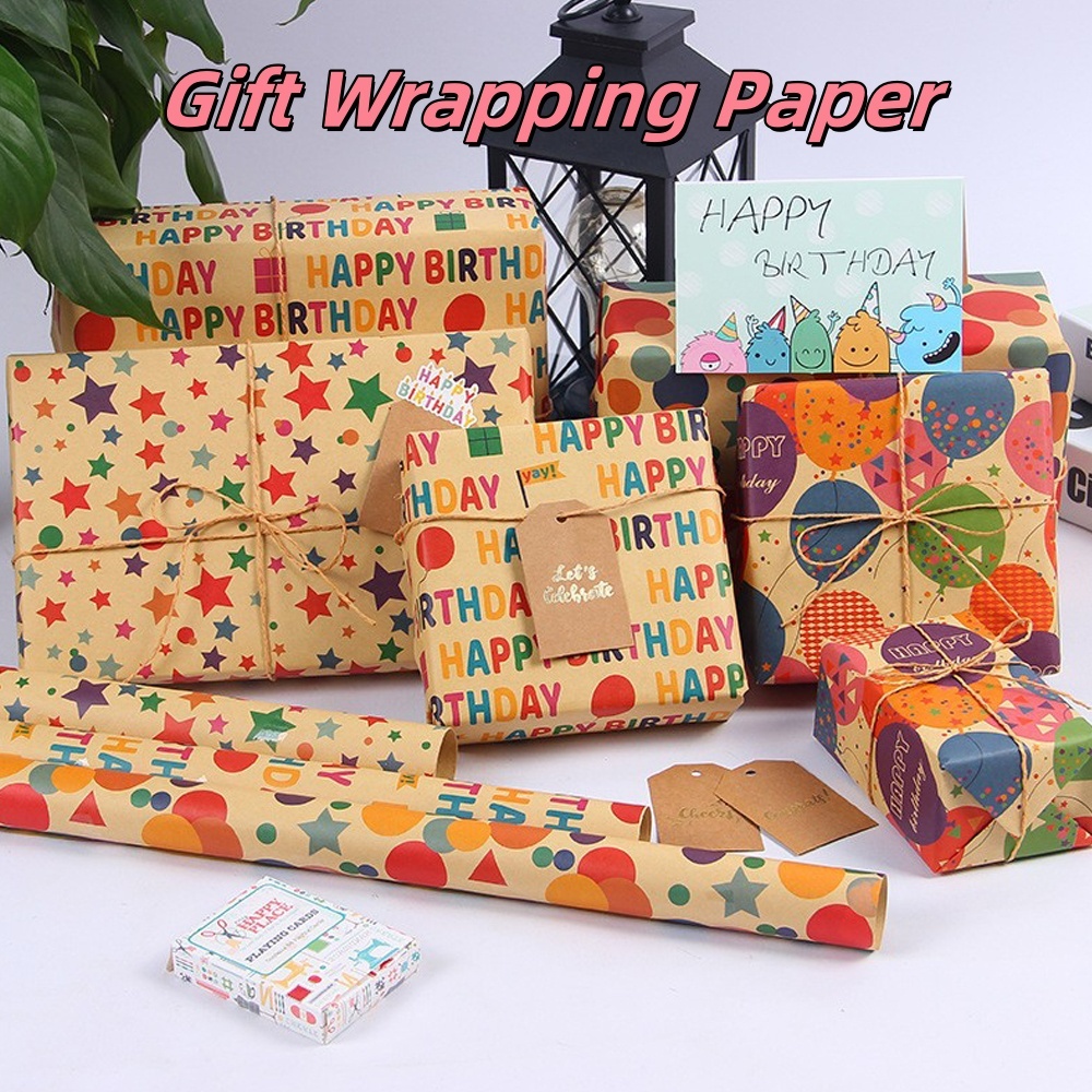 43cm X 15M Gift Wrapping Paper Roll For Birthday, Recyclable - View #3