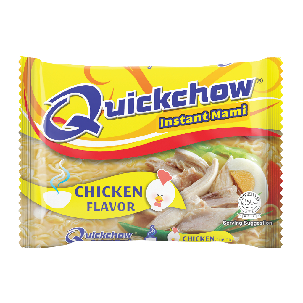 Quickchow Instant Mami Chicken (4 x 55g) | Shopee Philippines