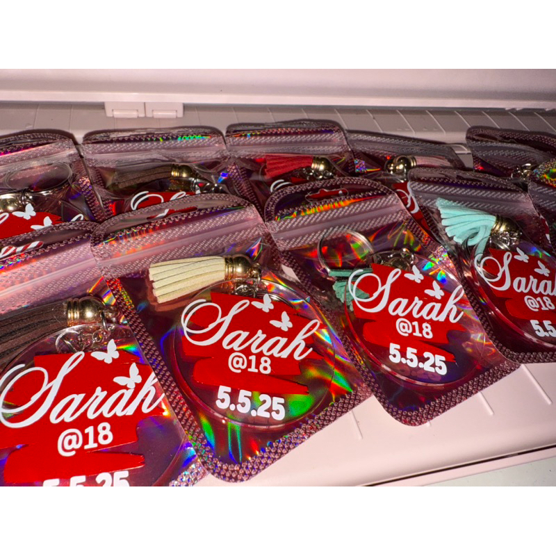 Acrylic key chains. Personalised and customised | Shopee Philippines