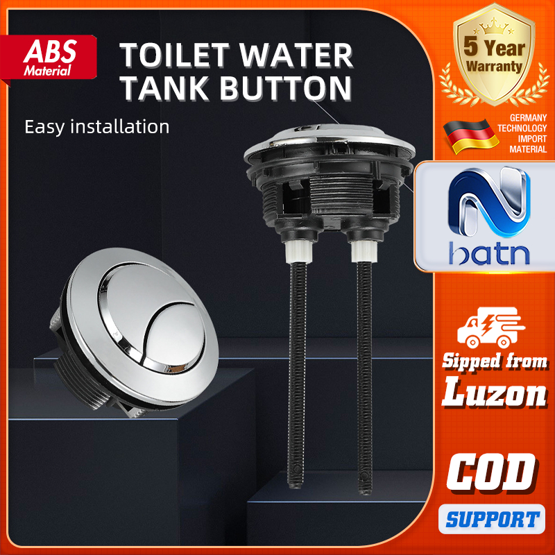 【Neo】Plastic Dual Push Flushing Toilet Button Water Tank Flush Button ...
