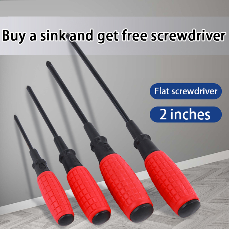 Redtool HD 2Inch Magnetic Screw Driver Rubber Handle Phillips/Flat ...