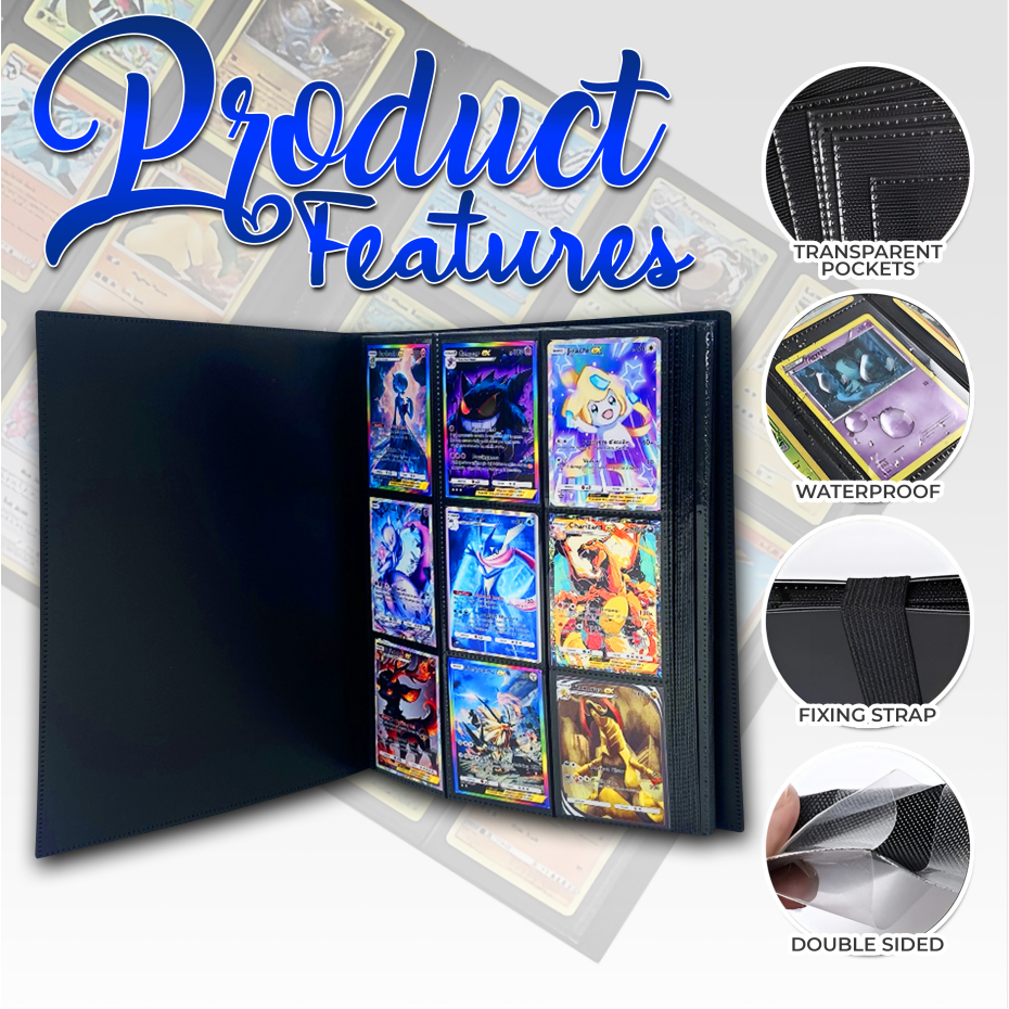 360 Slots Card Album Card Collection Book For TCG MTG Yugioh Pokemon ...