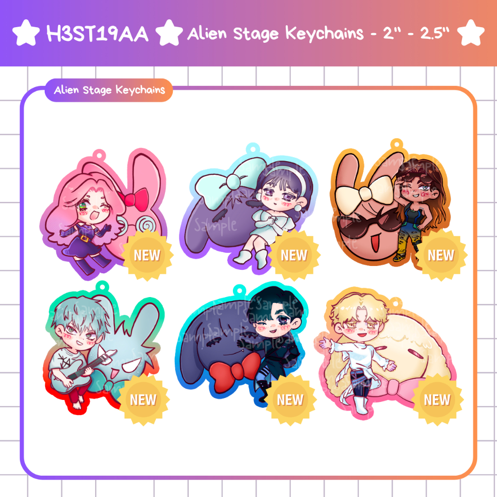 (NEW) Alien Stage Keychains by H3st19aa | Shopee Philippines