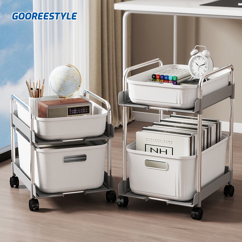 gooreestyle Layered rack organizer Student Dormitory Book Storage ...