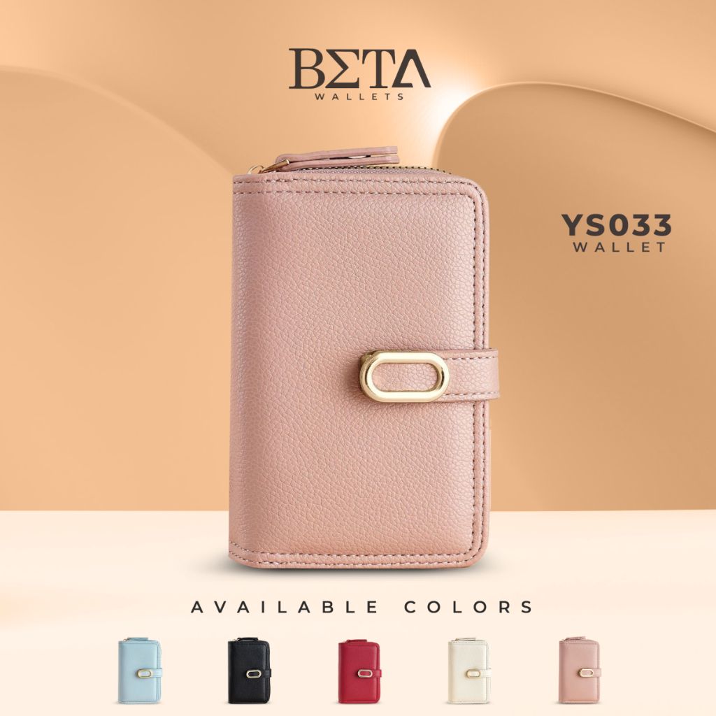 BETA Wallet For Woman Leather Korean Multi-Slot Card Holder Coin Purse ...
