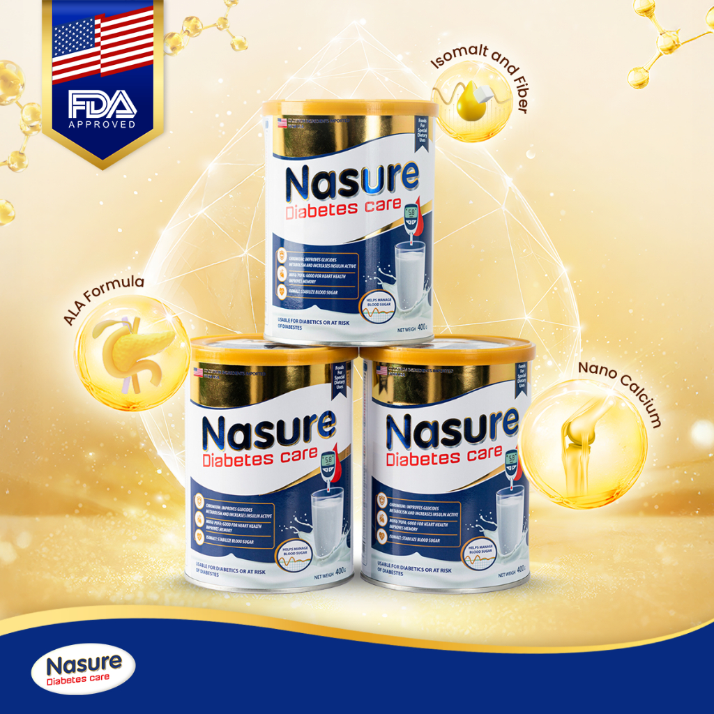 Nasure Milk for Diabetic USA Colostrum Milk Balance Blood Sugar 400g ...
