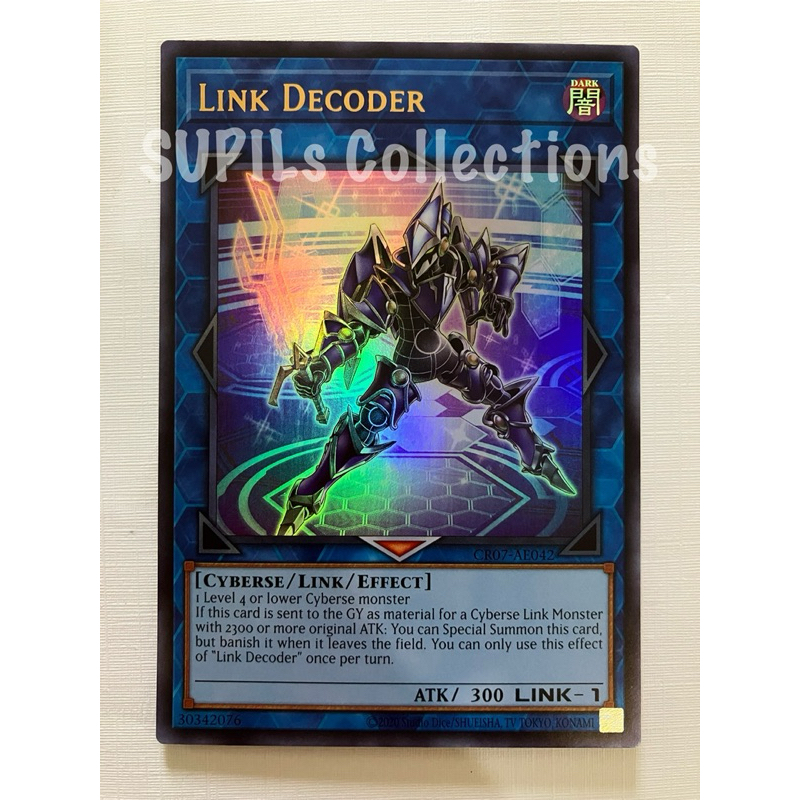 YuGiOh! OCG AE Link Decoder CR07-AE042 (UR) | Shopee Philippines