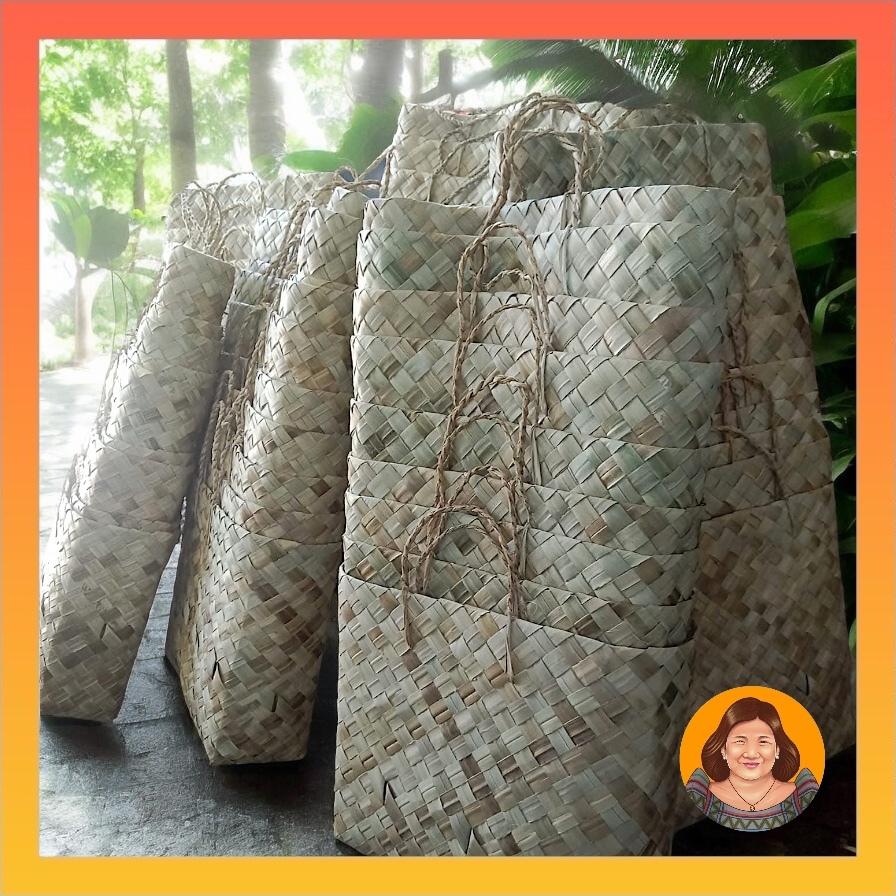 TIYA NATY Handwoven Karagumoy Bayong – Manok Basket Carrier Bayong sa ...