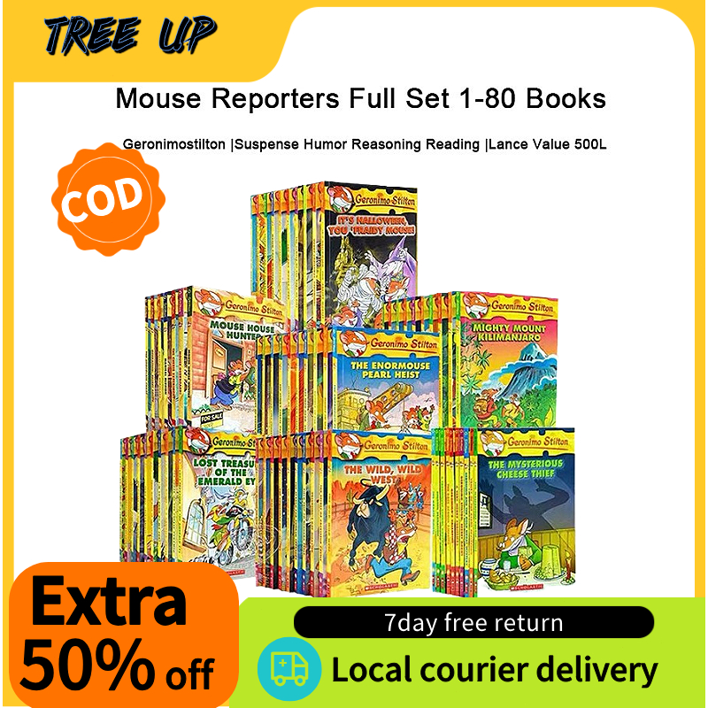 【Latest version】Geronimo Stilton Series Complete Collection 1-80 comic ...