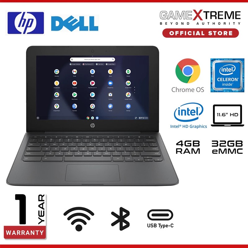 HP/Dell USED Chromebook WINDOWS mini Notebook Laptop with Built-in ...