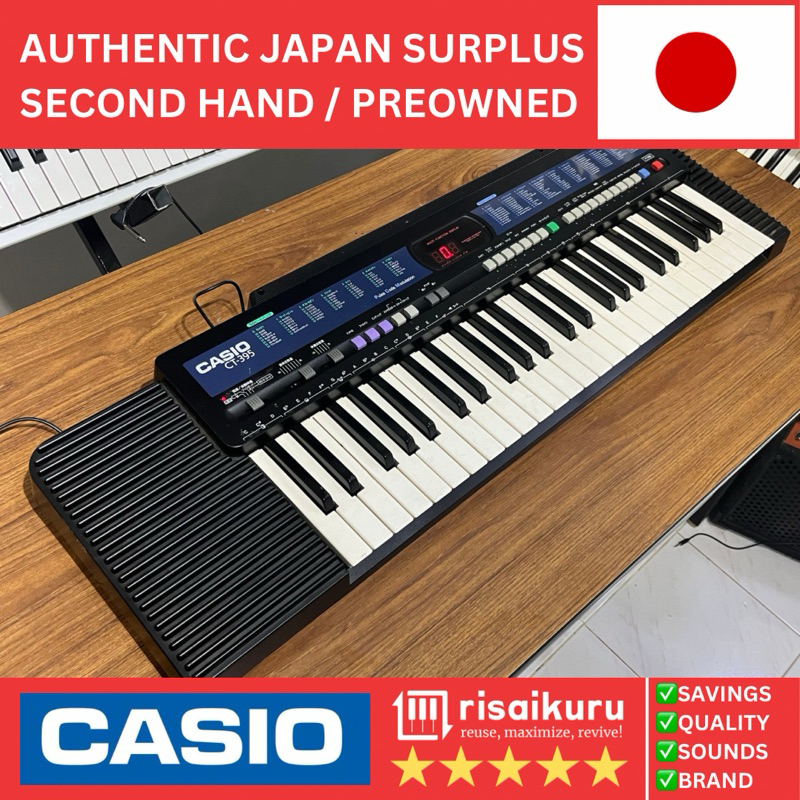 CASI0 CT-395 49-Key ToneBank Keyboard – Portable, Beginner