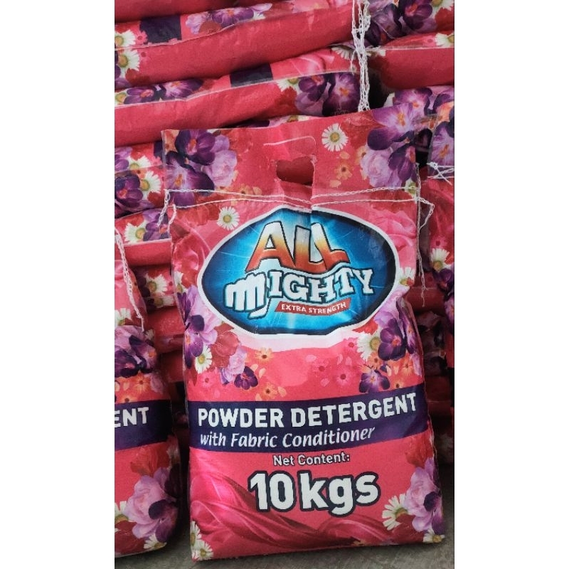 ALL MIGHTY Extra Strength Detergent Powder 10kgs | Shopee Philippines
