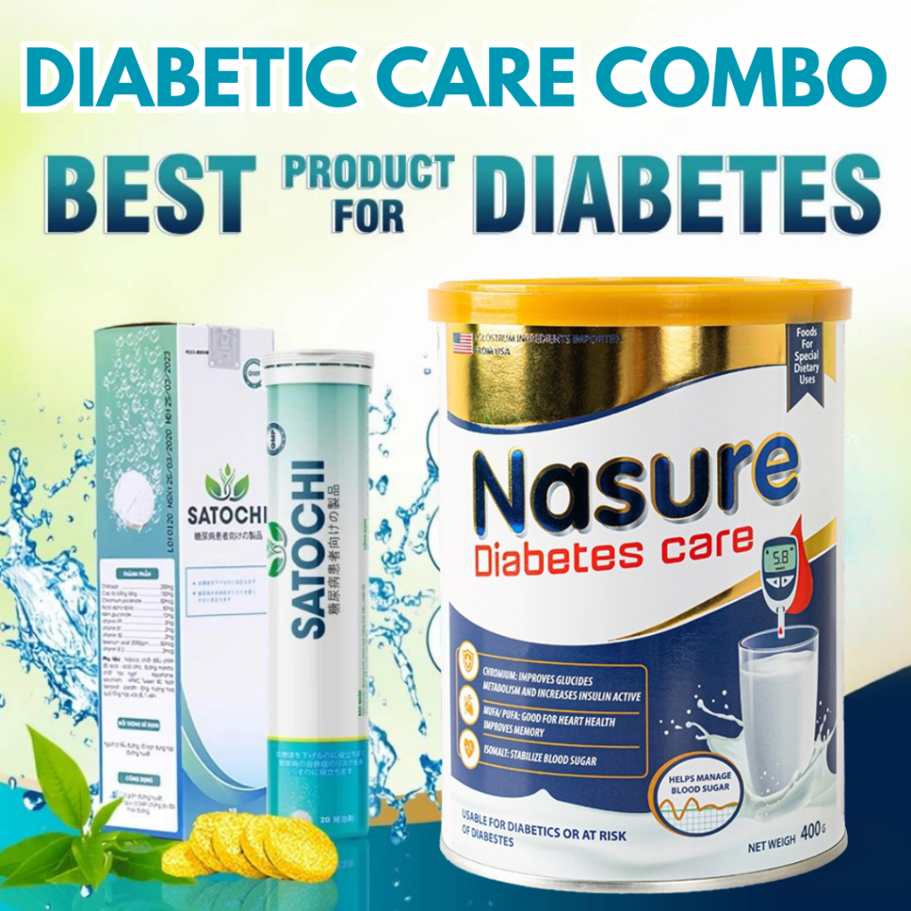 Diabetic Care Combo – Satochi Effervescent Tablets + Nasure Milk ...